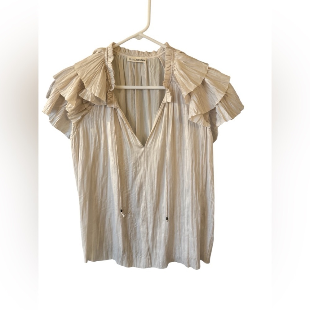 Ulla Johnson Ren Top in Ivory Size 4